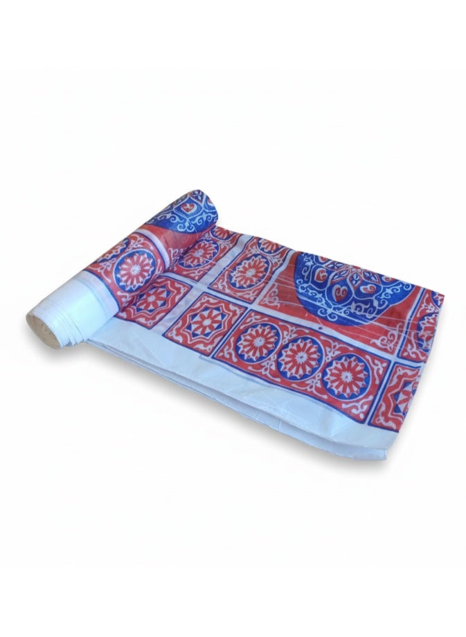 رول مفرش سفره متصل بالشرشرة - 1 كيلو - جودة عالية، يسهل تمزيقه، عملي وصحي للمنزل والحفلات - Image 2